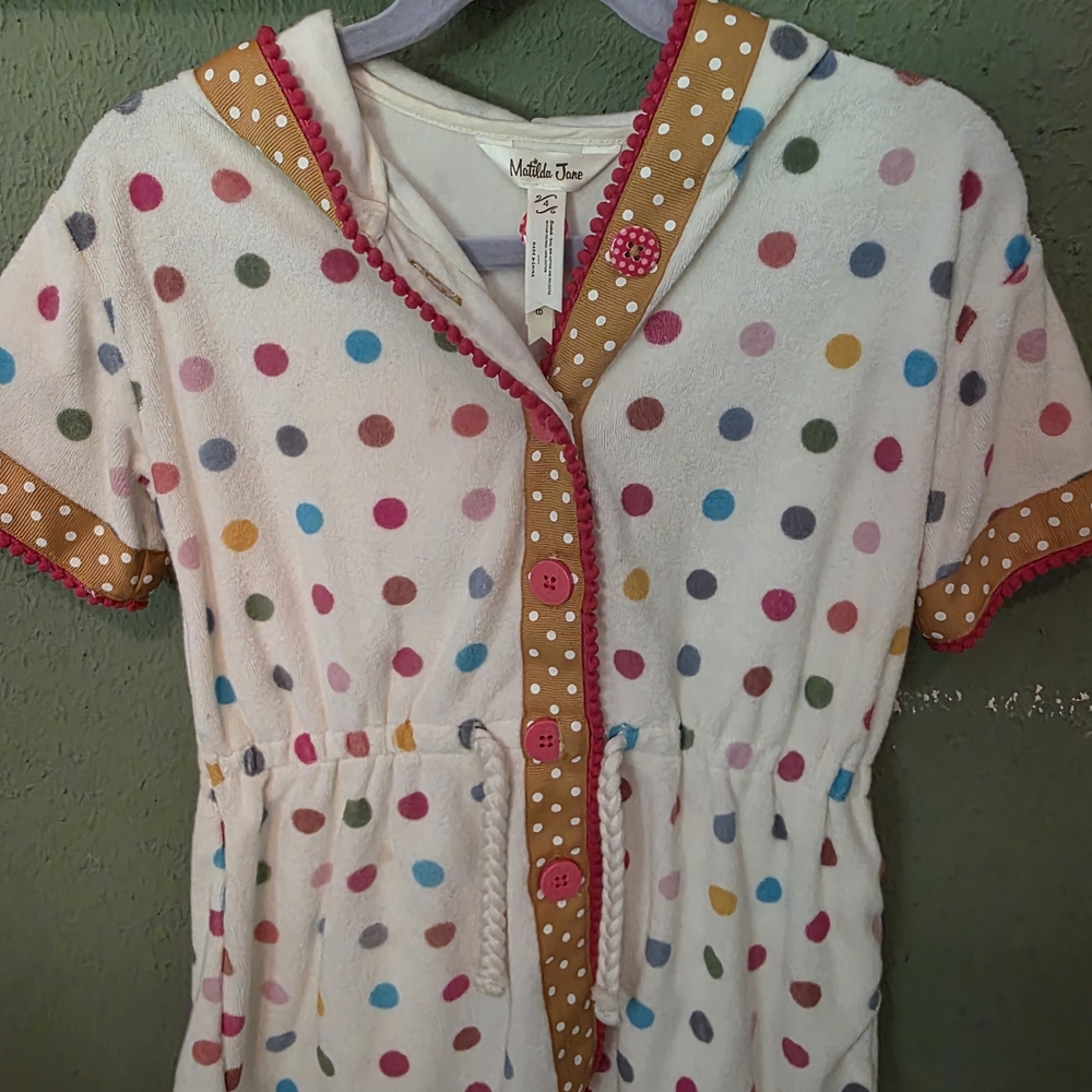 VGUC. Worn A Few TIMES.Colorful Polka Dot Button-Up Dress